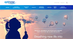 Desktop Screenshot of optinose.com
